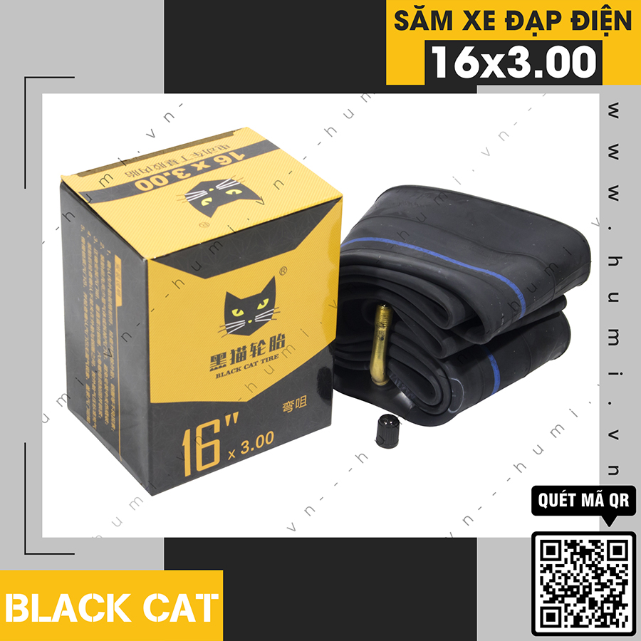 Săm Xe Điện 16x3.0 BLACK CAT