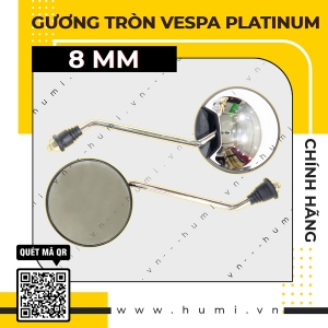 Gương tròn Vespa Platinum