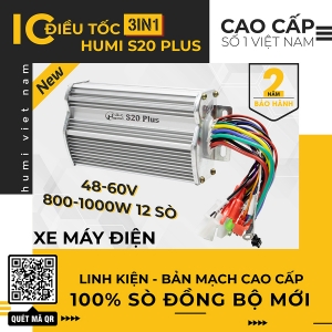 IC Xe Điện Humi S20 Plus 48-60V 800-1000W