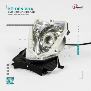 Bộ Đèn Pha Xmen Bi Cầu Xenon – Kèm Giá Đỡ, Sáng Mạnh, Lắp Dễ