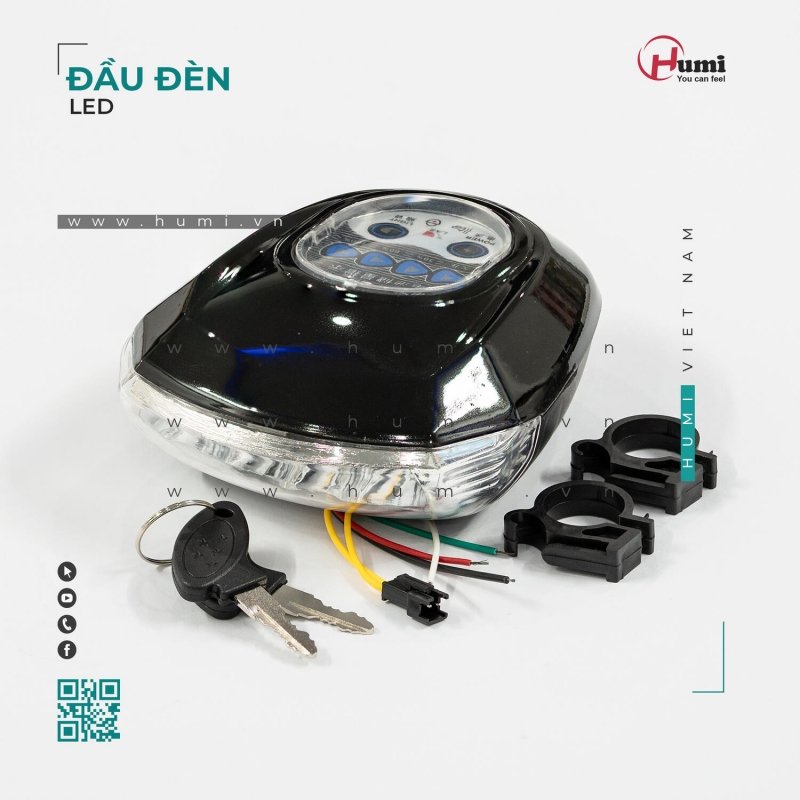 Đầu Đèn LED Đẹp Cho Xe Điện – Sáng Rõ, Gắn Nhanh, Bền Bỉ Đầu Đèn LED Đẹp Cho Xe Điện – Sáng Rõ, Gắn Nhanh, Bền Bỉ