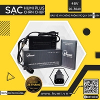 Sạc Xe Điện Humi 48V 20-30Ah Chân Chụp