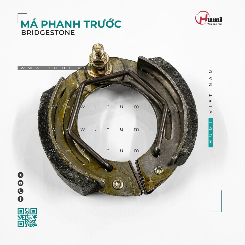 Má phanh trước Bridgestone | Tay phanh, má phanh, cù dầu xe điện chính hãng, dễ lắp, bền bỉ Má phanh trước Bridgestone | Tay phanh, má phanh, cù dầu xe điện chính hãng, dễ lắp, bền bỉ