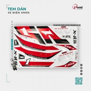 Tem Xe Điện Xmen Nhập Khẩu – Đa Mẫu, Siêu Bám, Dán Không Nhăn