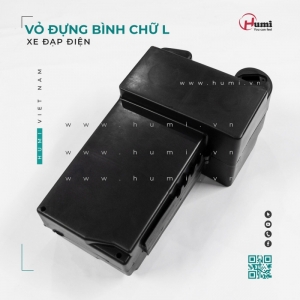 Vỏ Bình Xe Điện Chữ L – Nhựa Dẻo, Gắn Vừa, Độ Bền Cao