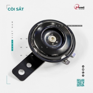 Còi Sắt Tròn Đen Humi – Giá Tốt, Êm, Dễ Lắp