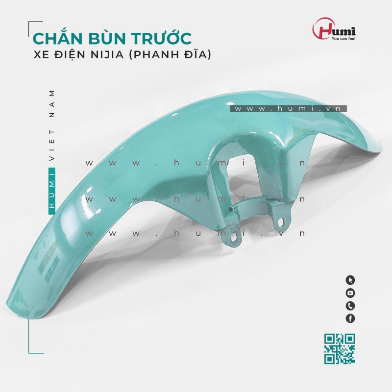 Chắn Bùn Trước Nijia Phanh Đĩa Xanh Ngọc – Humi.vn Chắn Bùn Trước Nijia Phanh Đĩa Xanh Ngọc – Humi.vn