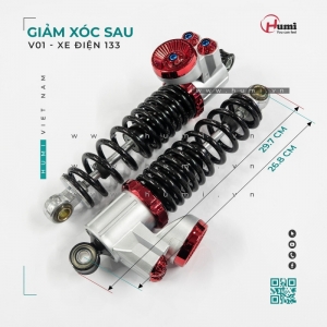 Giảm Xóc Sau Xe Đạp Điện V01 – Nhẹ, Ổn Định, Không Rung