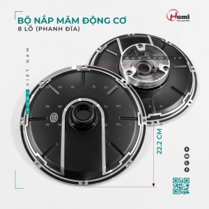 Bộ Nắp Mâm Động Cơ 8 Lỗ – Dùng Phanh Đĩa, Nhôm Đúc