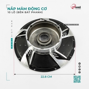 Nắp Mâm Động Cơ 10 Lỗ – Bên Bát Phanh, Phi 22.8cm