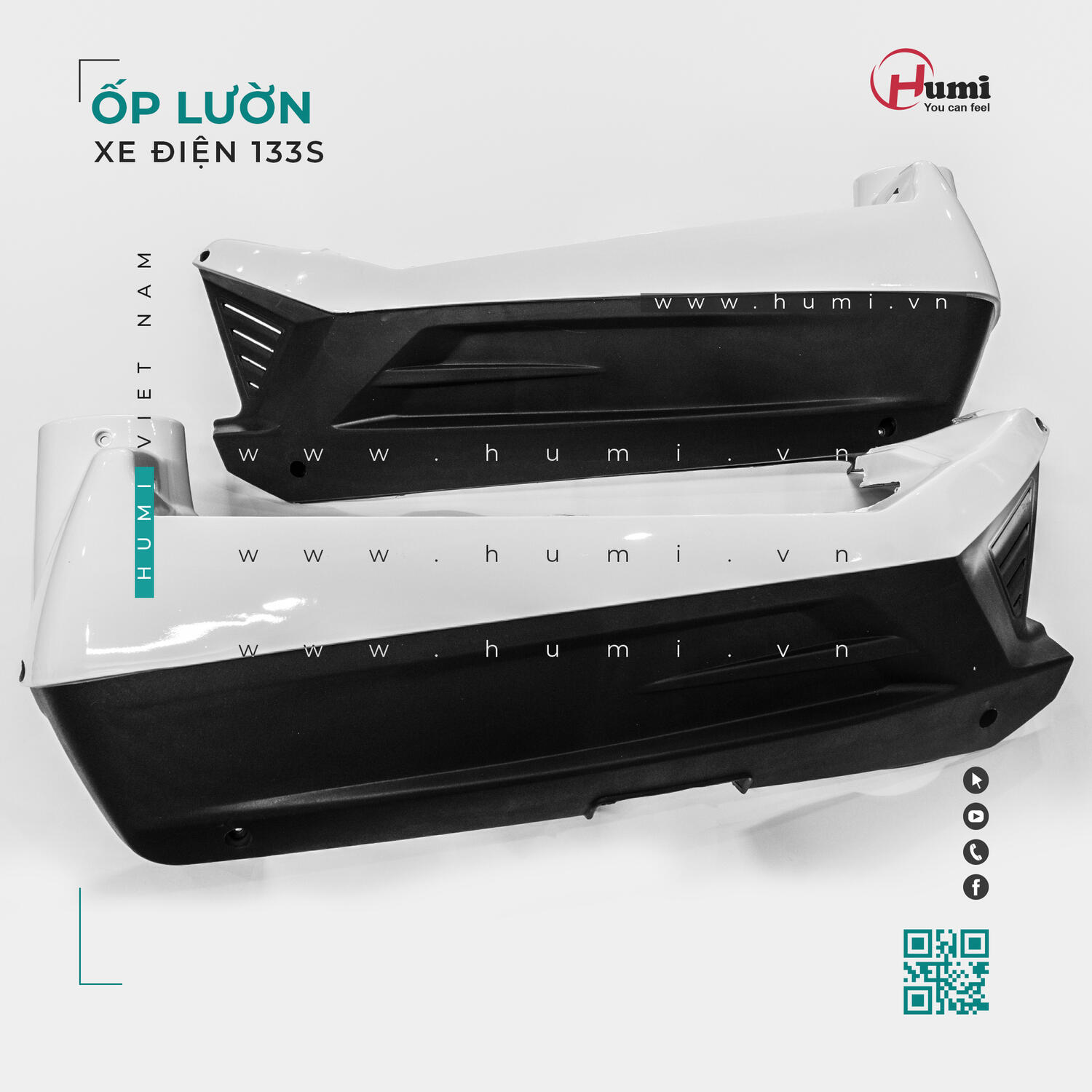 Ốp Lườn Xe Điện 133S – Nhựa Cứng, Gắn Chuẩn, Sơn 2 Màu Sang Ốp Lườn Xe Điện 133S – Nhựa Cứng, Gắn Chuẩn, Sơn 2 Màu Sang