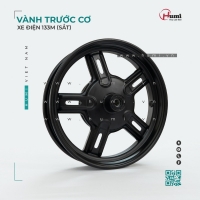 Vành Trước Xe Điện 133M – Phanh Cơ, Loại Sắt Dầy, Giá Mềm