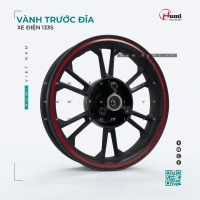 Vành Trước Xe Điện 133S Phanh Đĩa – Nhôm Đúc, Chạy Êm, Dễ Thay Thế