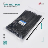 Dây Thút Nhựa Đen – Gói To 150 Sợi 5x250mm, Bó Dây Thân Xe, Siết Chặt
