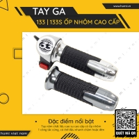 Tay Ga Xe Điện 133S Ốp Nhôm Cao Cấp