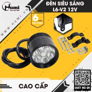 Đèn Siêu Sáng L6 V2 12V Cao cấp