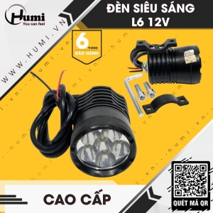 Đèn Led Trợ Sáng L6 Cao Cấp 12V