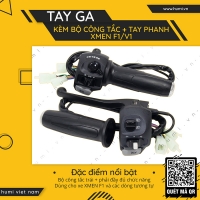 Bộ Tay Ga Xe Điện XMEN F1 Liền Công Tắc