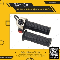 Tay Ga Xe Điện 133Plus Báo Điện Tròn