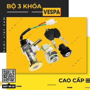 Bộ 3 Khóa Xe Máy Điện VESPA