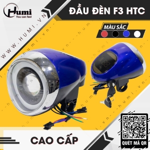 Đầu Đèn F3 HTC 48V Xe Đạp Điện