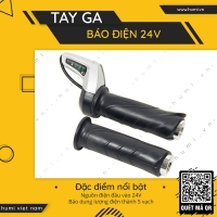 Tay Ga Xe Điện 24V Không Khóa