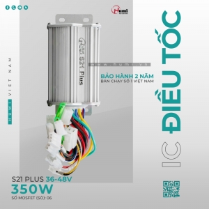 IC Điều Tốc Xe Điện Humi S21 Plus 350W 36-48V – Siêu Tiết Kiệm, Bền Bỉ, Dễ Lắp