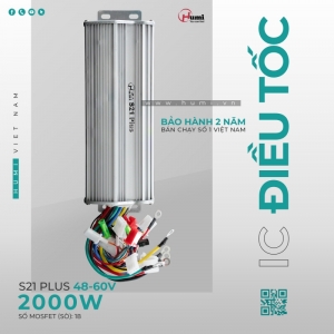 IC Điều Tốc Xe Điện Humi S21 Plus 2000W 48-60V – Leo Dốc Khỏe, Chạy Êm, Bền Bỉ
