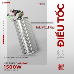 IC Điều Tốc Xe Điện Humi S21 Speed 1500W 48-60V – Tăng Tốc Êm, Chạy Ổn, Bền Bỉ