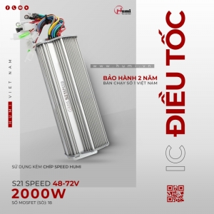 IC Điều Tốc Xe Điện Humi S21 Speed 2000W 48-72V – Tối Ưu Công Suất, Bảo Vệ Động Cơ