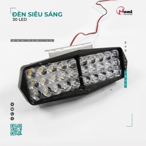 Đèn LED 30 Bóng Siêu Sáng – Gắn Xe Điện, Chiếu Rộng, Rất Bền