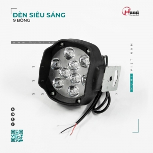 Đèn LED 9 Bóng Siêu Sáng Cho Xe Điện – Góc Chiếu Rộng, Gắn Nhanh