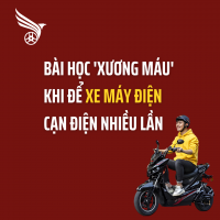 Bài học 'xương máu' khi để xe máy điện cạn điện nhiều lần
