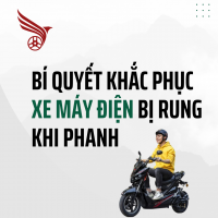 Bí Quyết Khắc Phục Xe Máy Điện Bị Rung Khi Phanh