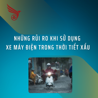 Những Rủi Ro Khi Sử Dụng Xe Máy Điện Trong Thời Tiết Xấu