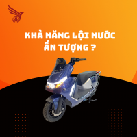 Khám phá chiếc xe máy điện Trung Quốc với khả năng lội nước ấn tượng