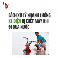 Cách Xử Lý Nhanh Chóng Xe Điện Bị Chết Máy Khi Đi Qua Nước