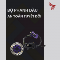 BỘ PHANH DẦU XE ĐIỆN HUMI - AN TOÀN TUYỆT ĐỐI
