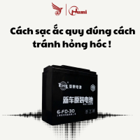 Cách Sạc Ắc Quy Xe Điện Đúng Cách Để Tránh Hỏng Hóc