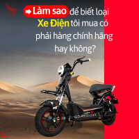 Làm sao để biết loại xe điện tôi mua có phải hàng chính hãng hay không?