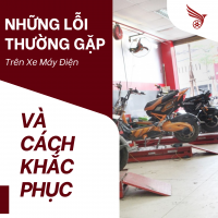 Những lỗi thường gặp trên xe máy điện và cách khắc phục.