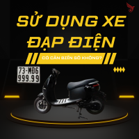 Sử Dụng Xe Đạp Điện Có Cần Biển Số Không?