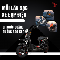 Mỗi Lần Sạc Xe Đạp Điện Đi Được Quãng Đường Bao Xa?