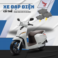 Xe đạp điện có thể sử dụng trong thời tiết xấu không?