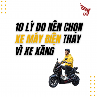 10 Lý Do Nên Chọn Xe Máy Điện Thay Vì Xe Xăng