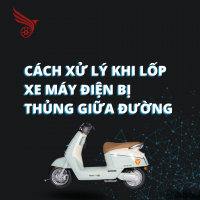 Cách Xử Lý Khi Lốp Xe Máy Điện Bị Thủng Giữa Đường