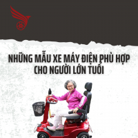 Những mẫu xe máy điện phù hợp cho người lớn tuổi