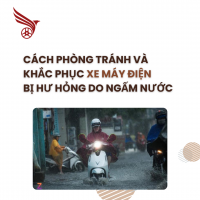 Cách Phòng Tránh Và Khắc Phục Xe Máy Điện Bị Hư Hỏng Do Ngấm Nước
