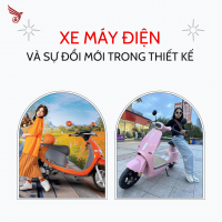Xe máy điện và sự đổi mới trong thiết kế