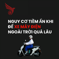 Nguy Cơ Tiềm Ẩn Khi Để Xe Máy Điện Ngoài Trời Quá Lâu